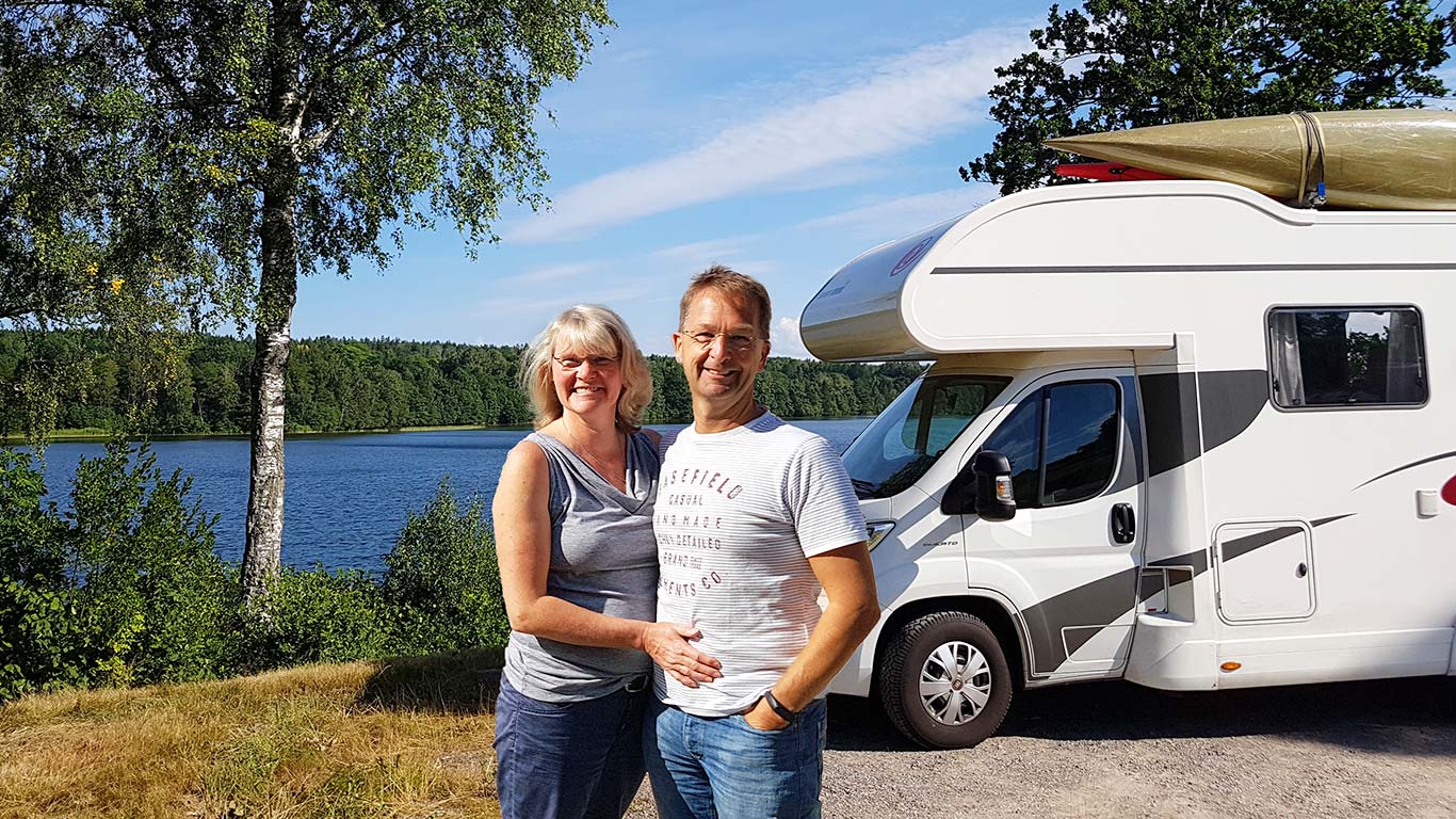 Jürgen Rode: „Unser Wohnmobil fährt nun viel stabiler“.