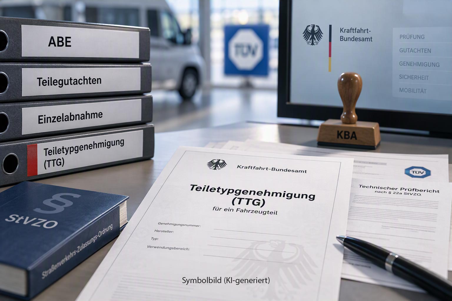 TTG: Neues Verfahren zur Genehmigung von Fahrzeugteilen.